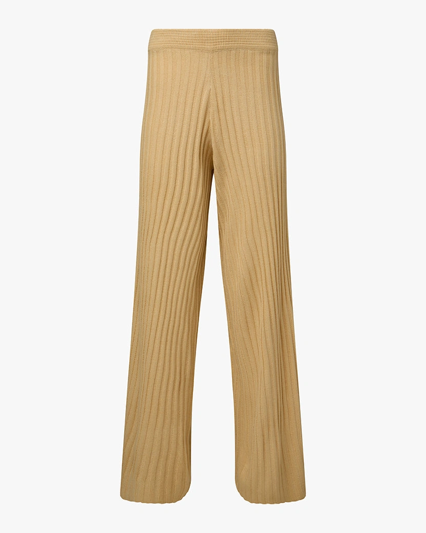 Pantalón palazzo de tiro alto fácil de poner: ¡comodidad y estilo sin esfuerzo para ti!